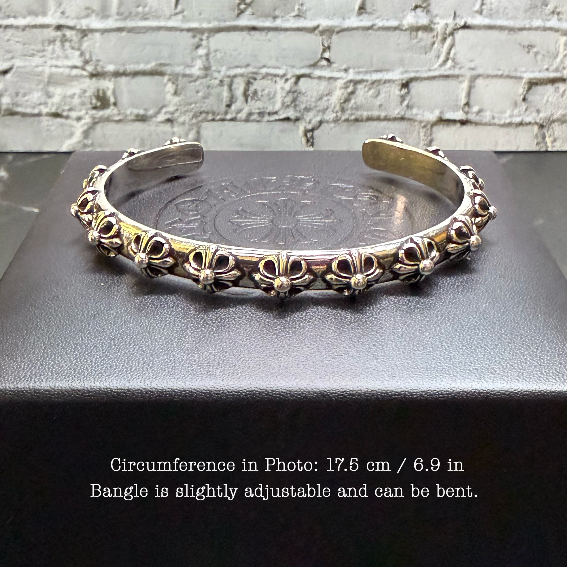 #G11: Chrome Hearts Cross Emblem Bangle (Gold-Filled)
