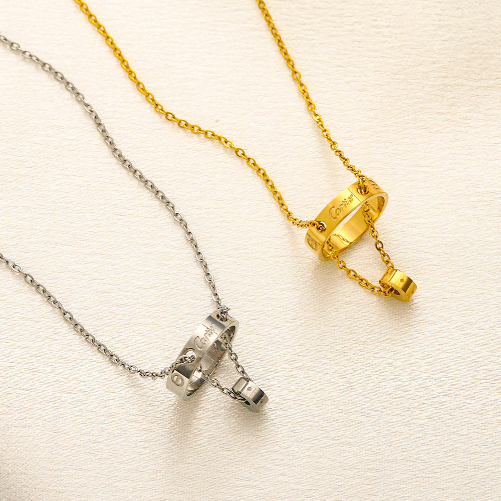 Cartier Ring Necklace (Stainless Steel)