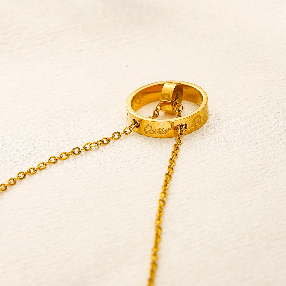 Cartier Ring Necklace (Stainless Steel)