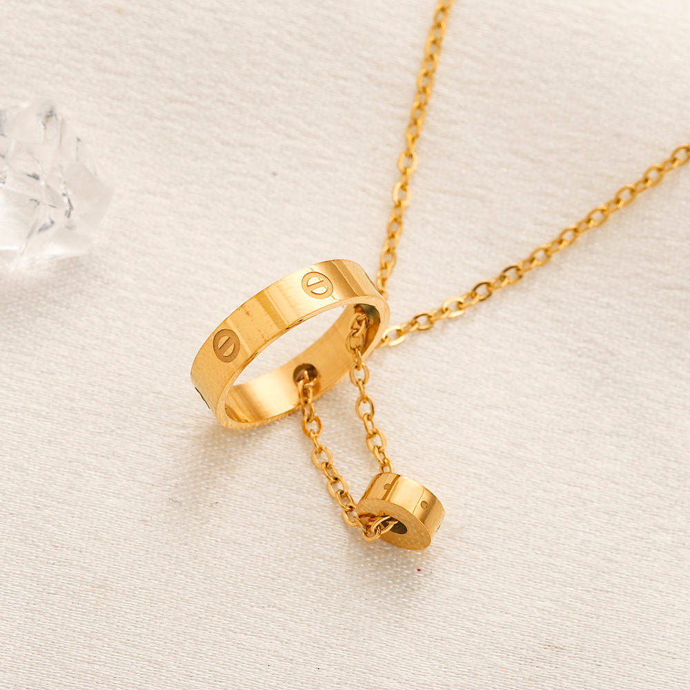 Cartier Ring Necklace (Stainless Steel)