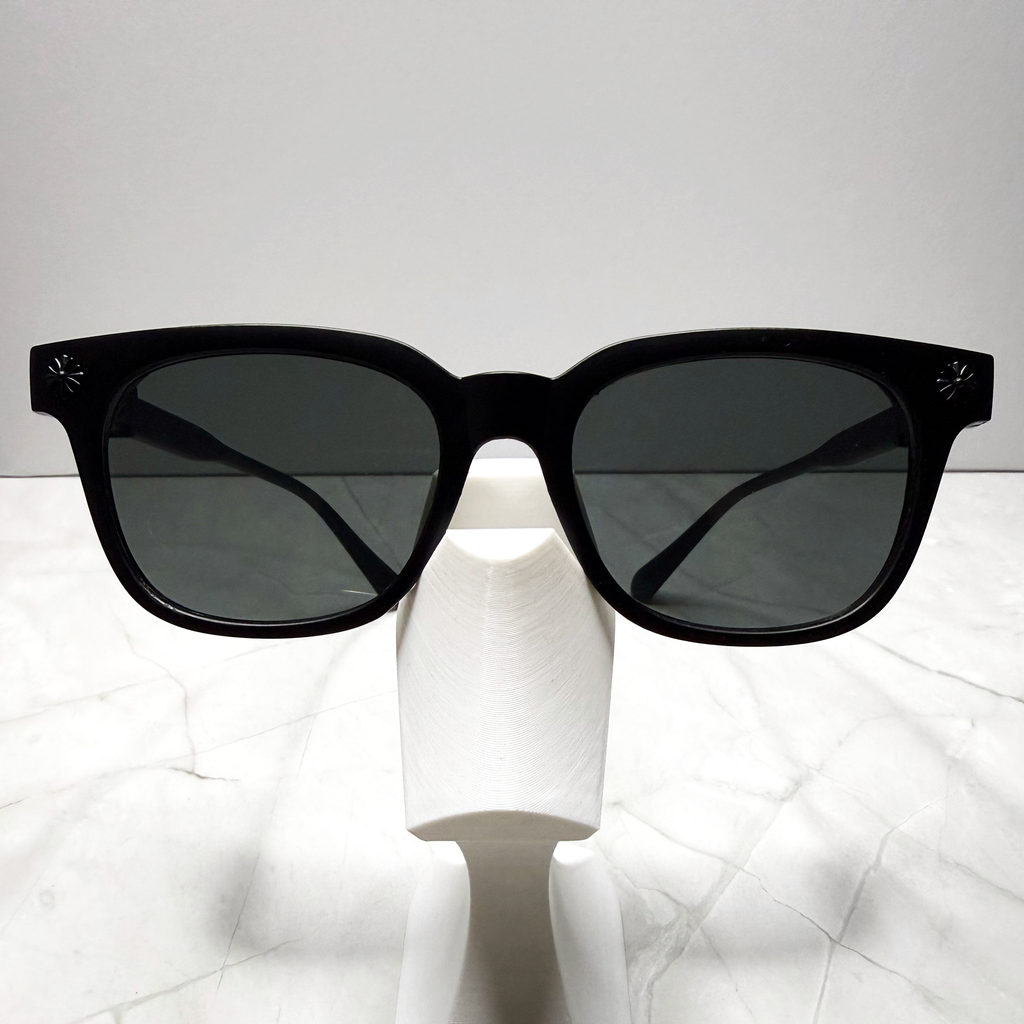 #S0: Chrome Hearts Cox Ucker Sunglasses (Matte Black & Black)