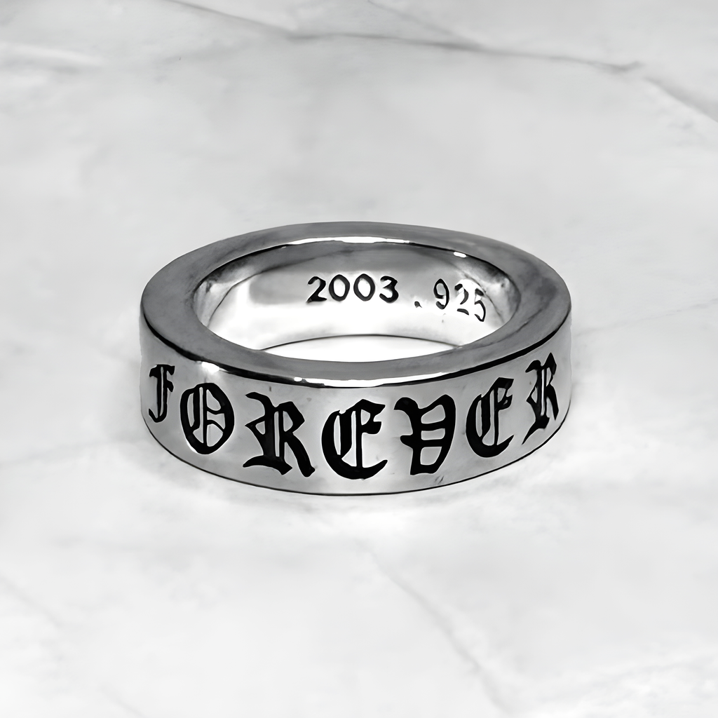 #R67: Chrome Hearts Forever Ring (Sterling Silver)