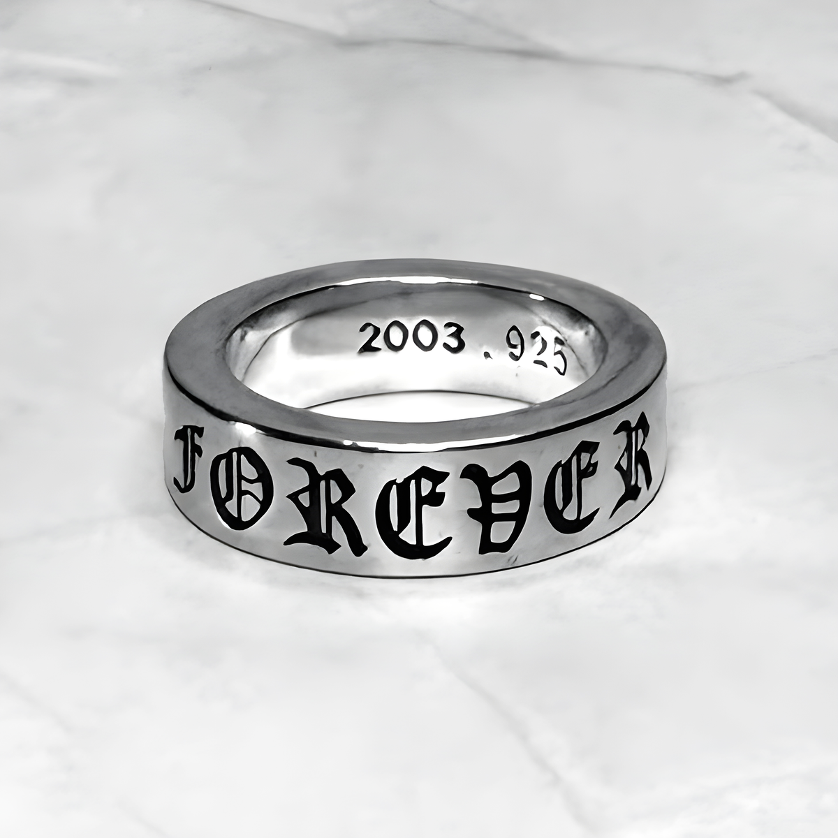 R67: Chrome Hearts Forever Ring (Sterling Silver) – Steveysells