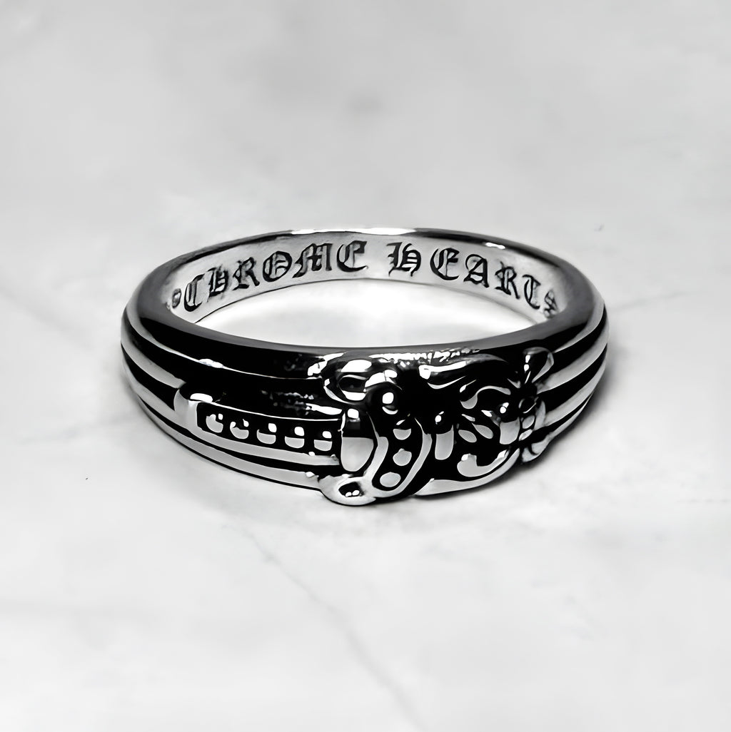 #R62: Chrome Hearts Dagger Ring (Gold-Filled)
