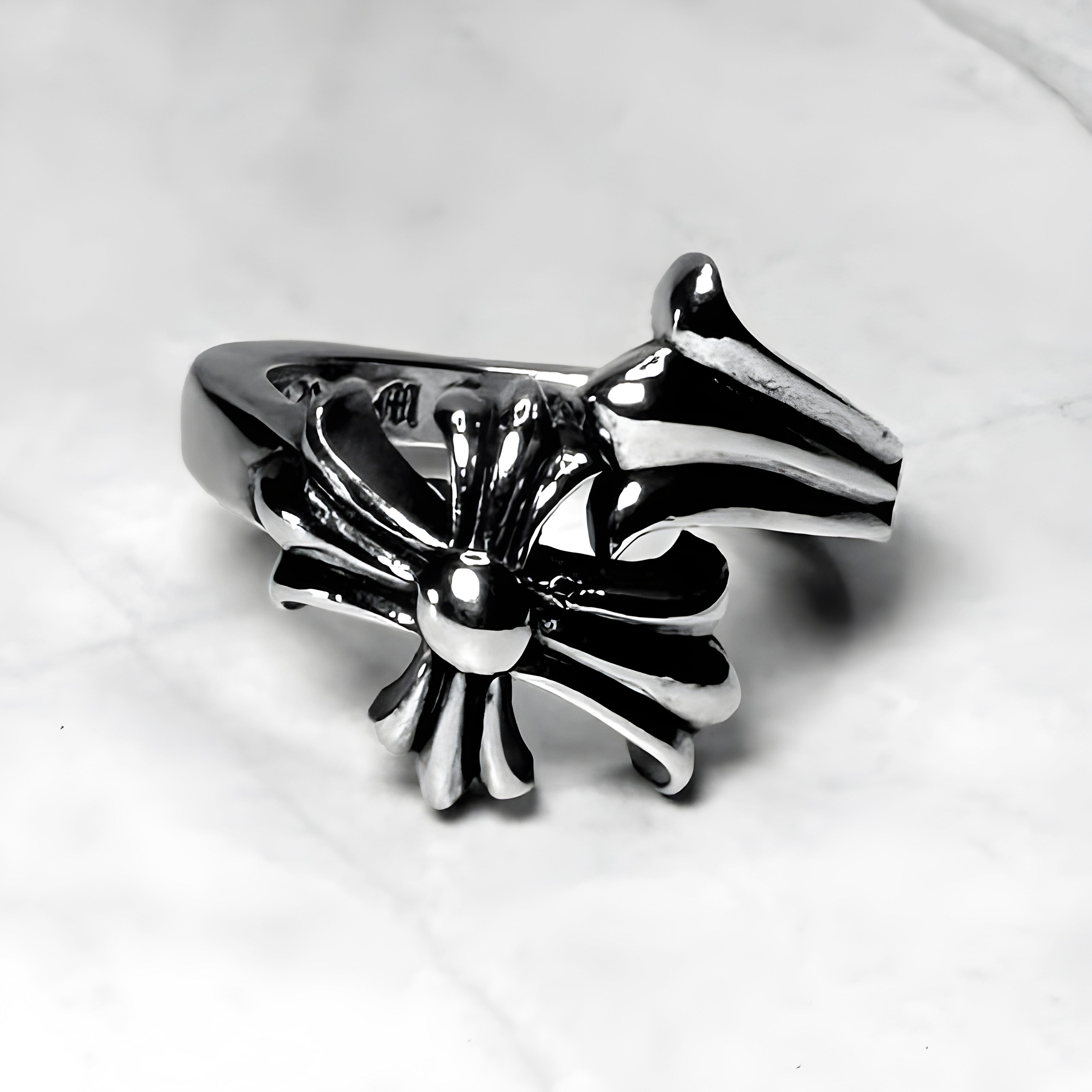 #R69: Chrome Hearts Cross Wrap Ring (Copper)
