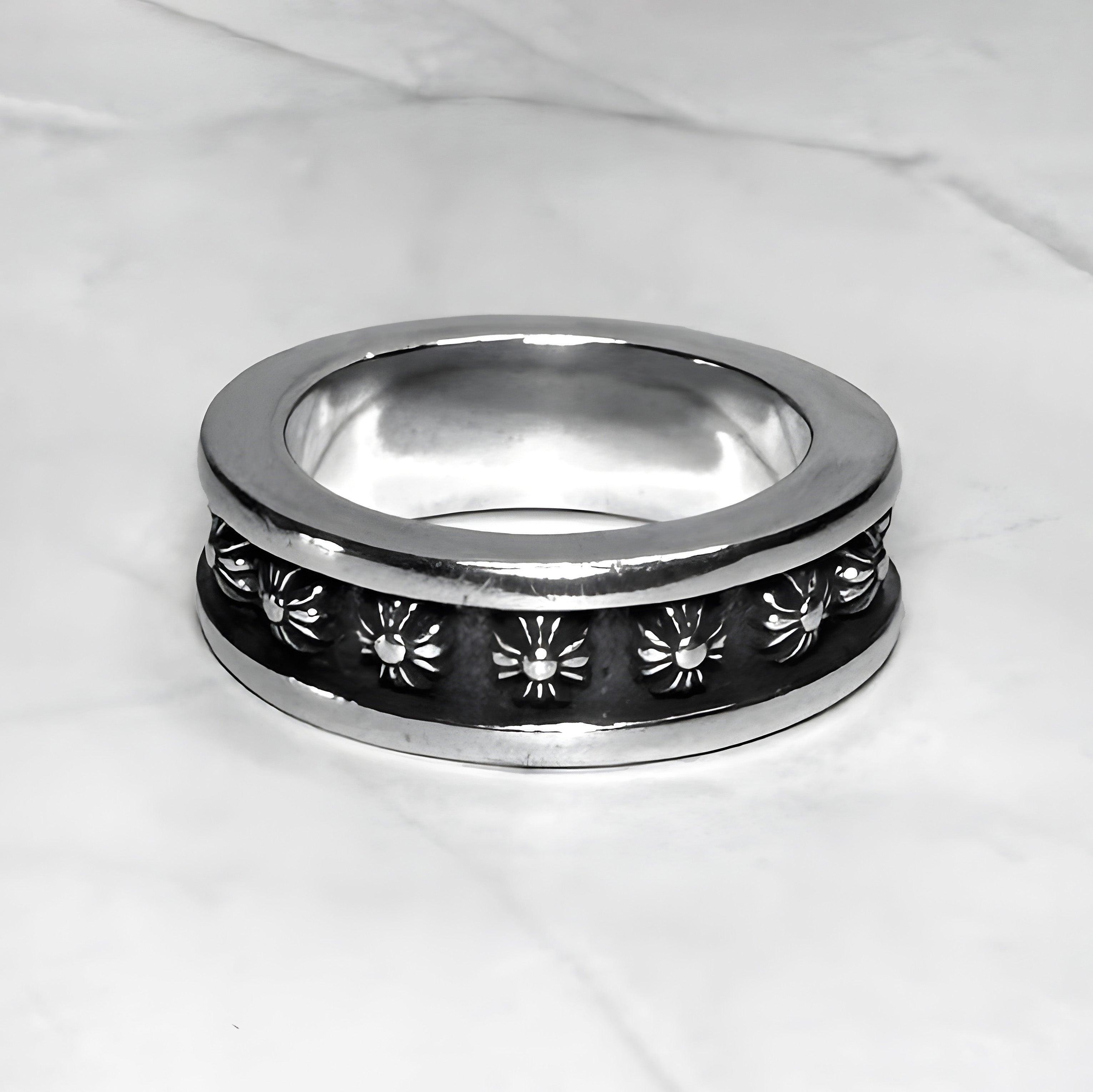 #R90: Chrome Hearts Cross Emblems Ring (Copper)