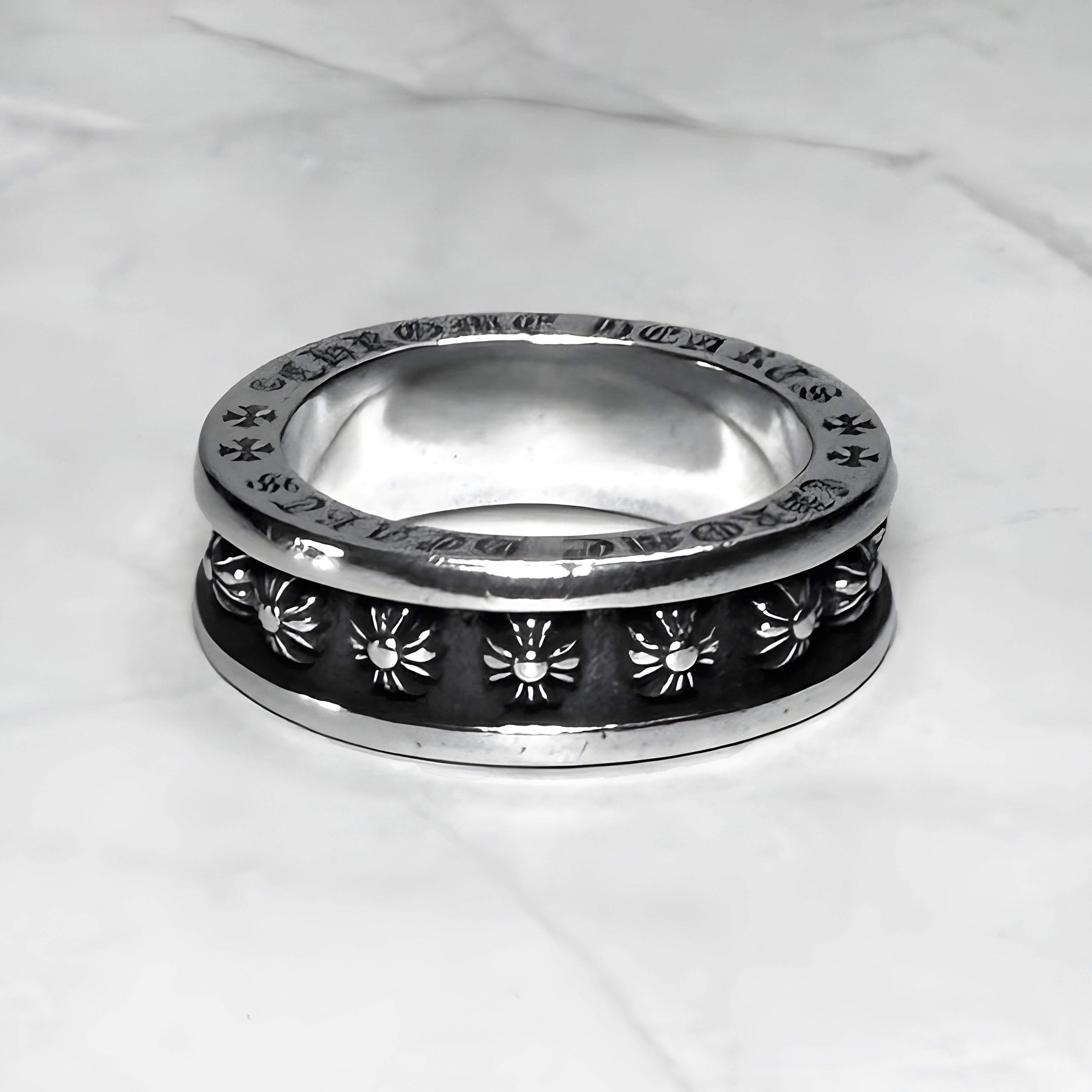 #R90: Chrome Hearts Cross Emblems Ring (Copper)