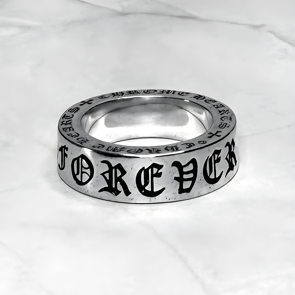 #R73: Chrome Hearts CZ Forever Ring (Copper)