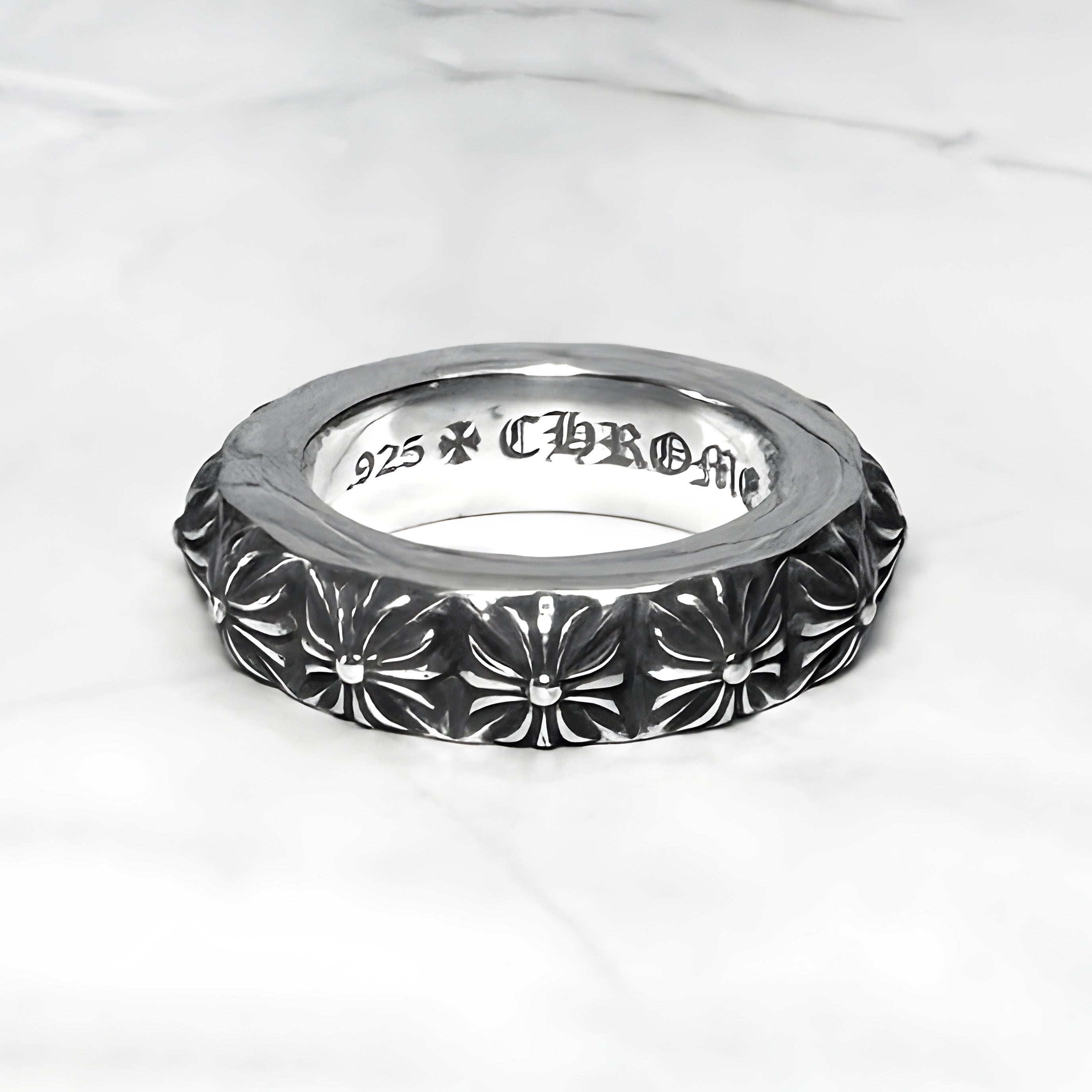 #R80: Chrome Hearts Cross Emblem Ring (Copper)