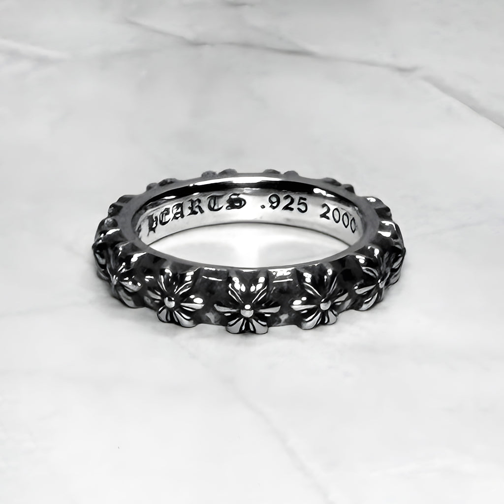 #R82: Chrome Hearts Star Cross Emblem Ring (Gold-Filled)