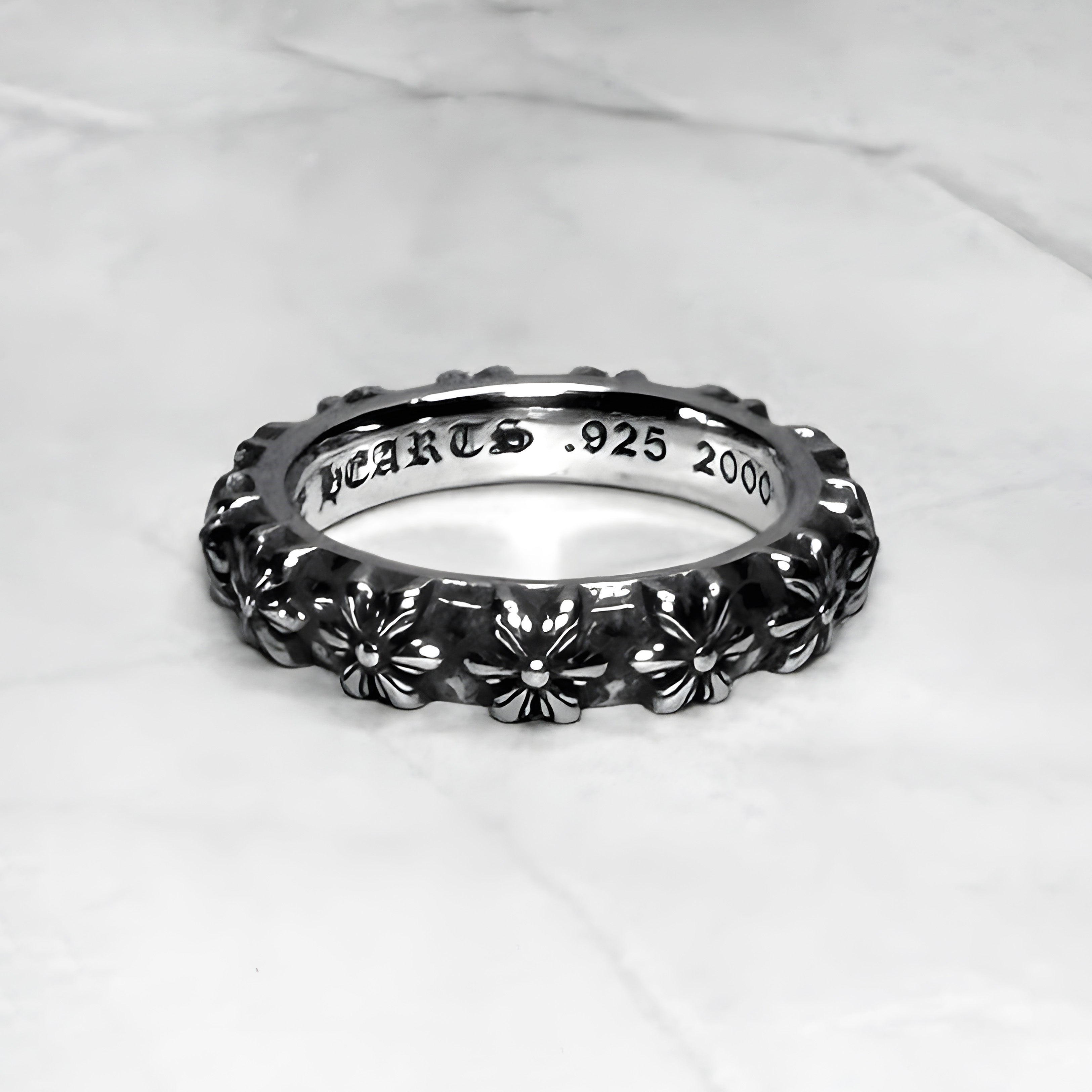 #R82: Chrome Hearts Star Cross Emblem Ring (Copper)