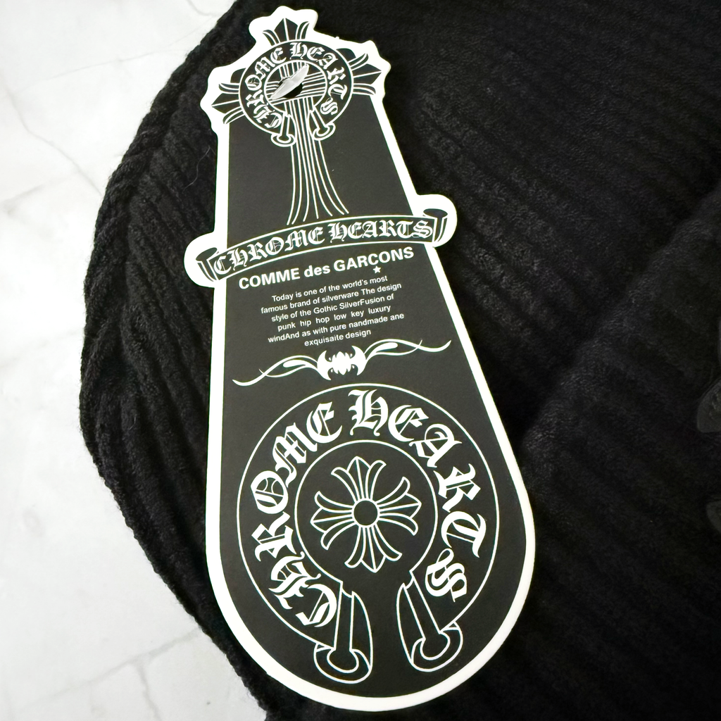 Chrome Hearts Black Cross Beanie