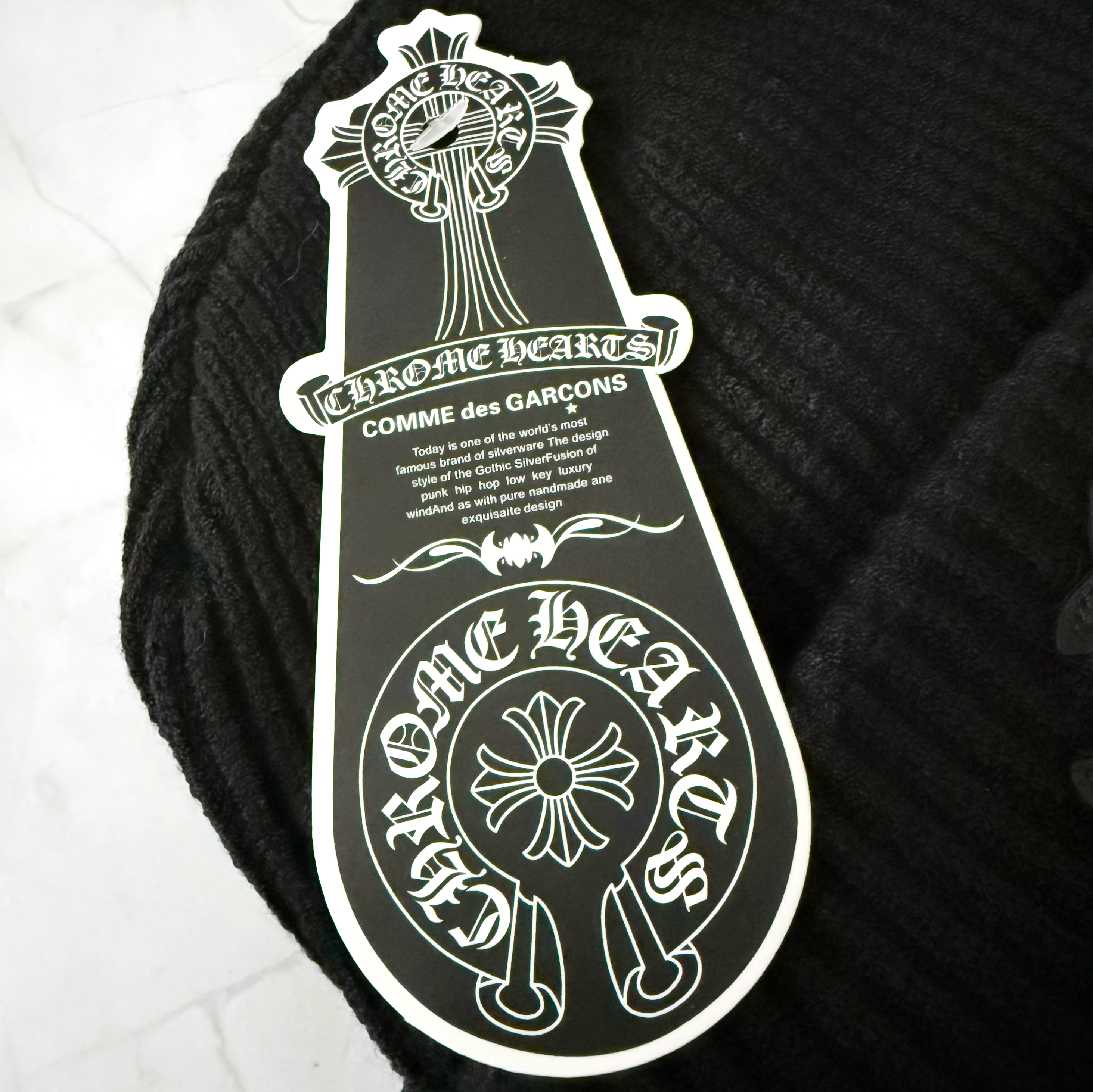 Chrome Hearts Black Cross Beanie