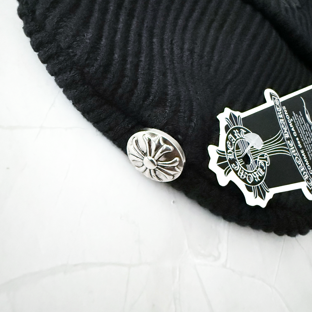 Chrome Hearts Black Cross Beanie
