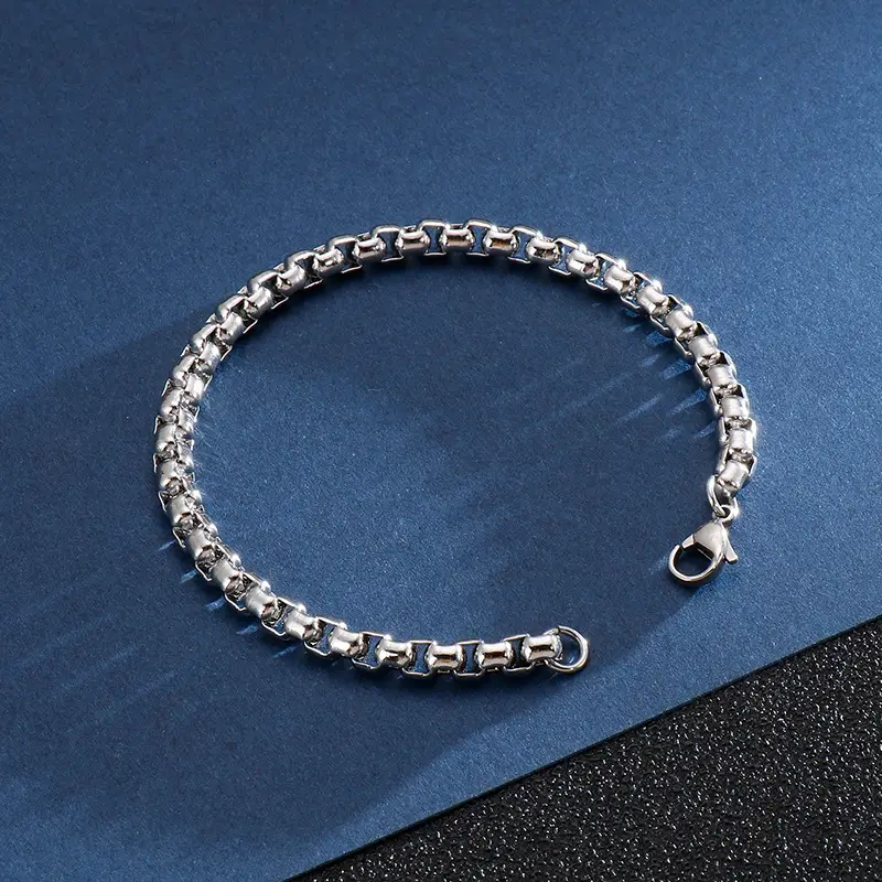 Box Bracelet (Stainless Steel)