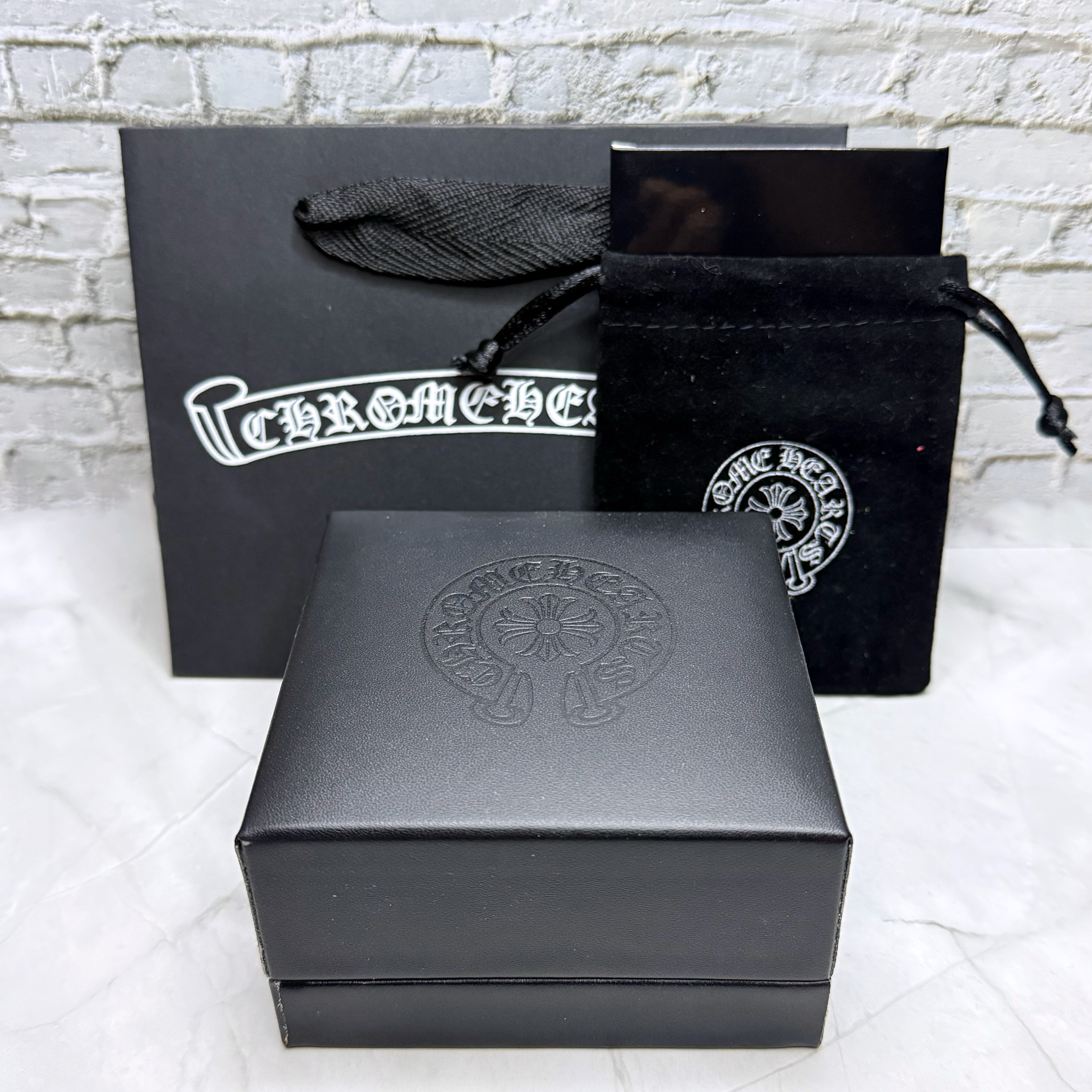 #B17: Chrome Hearts Floral Cross Bracelet (Gold-Filled)