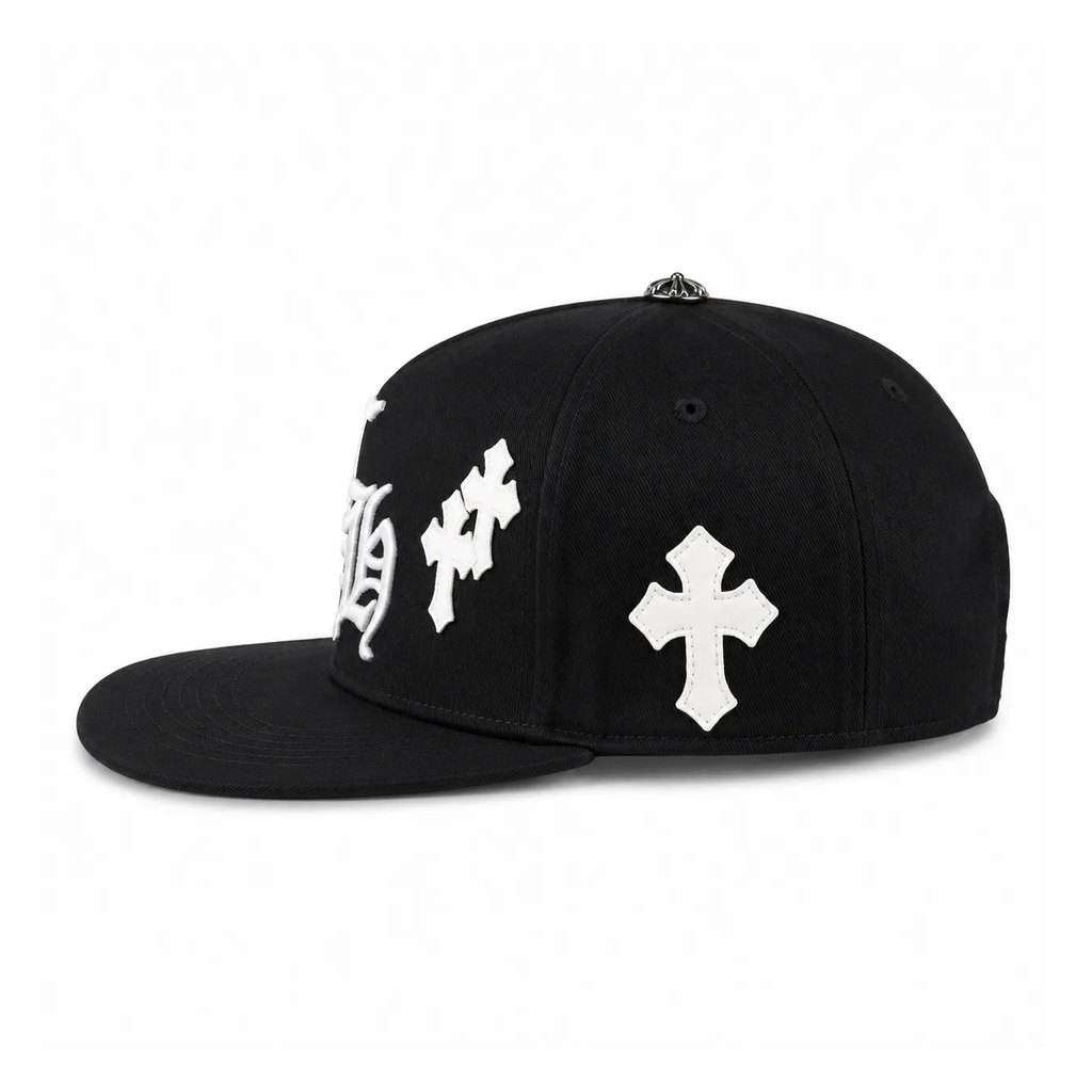 Chrome Hearts Embroidered "CH" Cross Patch Caps (Black, Blue, Red, Green, Camo)