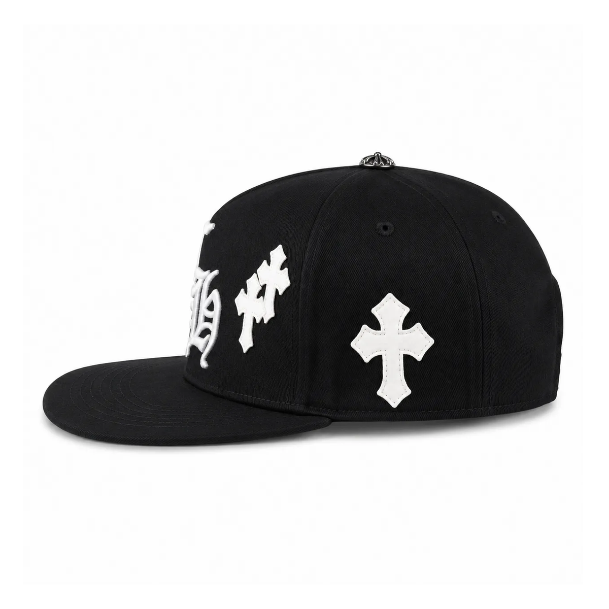 Chrome Hearts Embroidered "CH" Cross Patch Caps (Black, Blue, Red, Green, Camo)