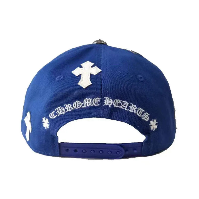 Chrome Hearts Embroidered "CH" Cross Patch Caps (Black, Blue, Red, Green, Camo)