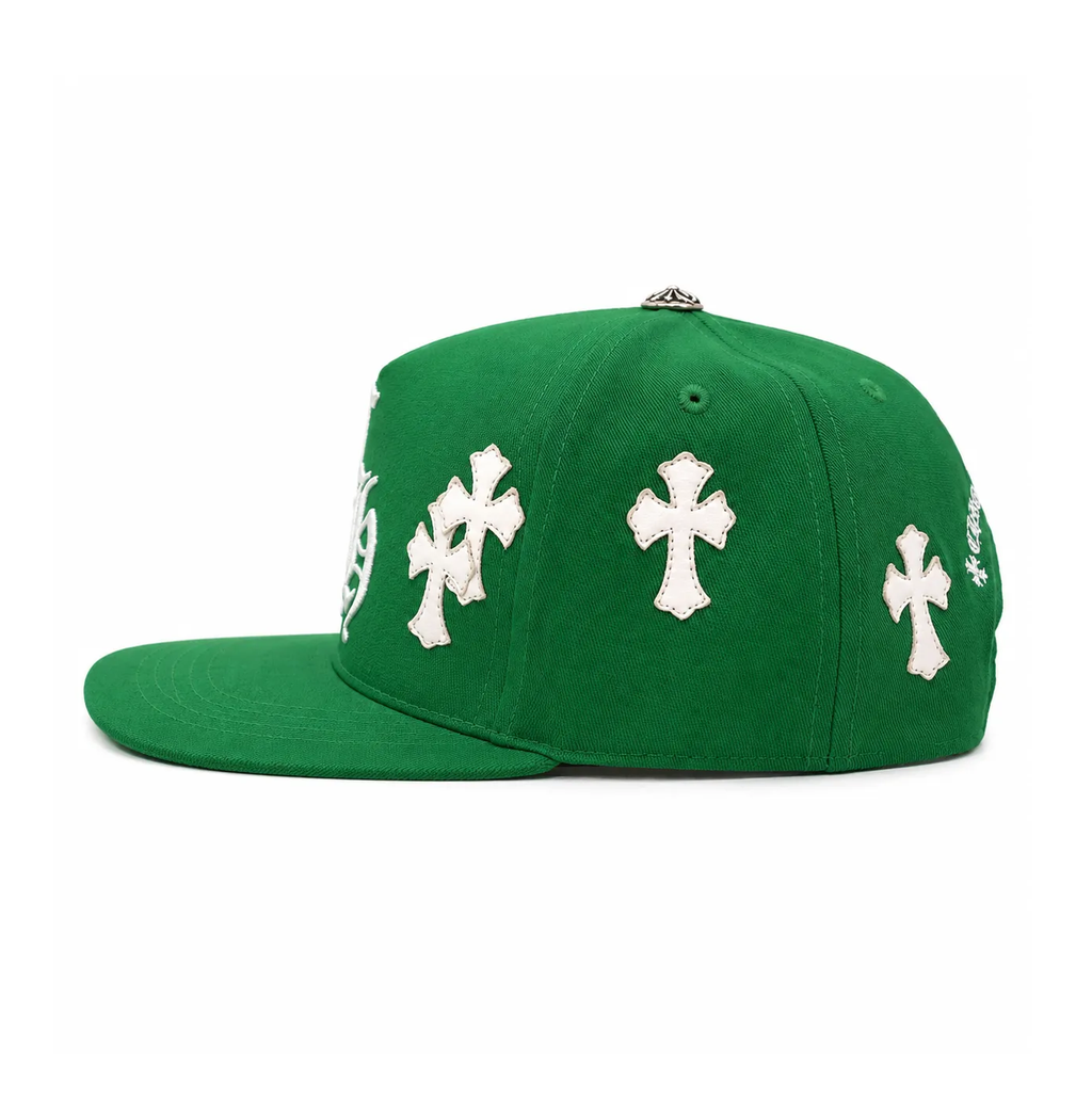 Chrome Hearts Embroidered "CH" Cross Patch Caps (Black, Blue, Red, Green, Camo)