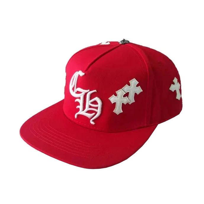 Chrome Hearts Embroidered "CH" Cross Patch Caps (Black, Blue, Red, Green, Camo)