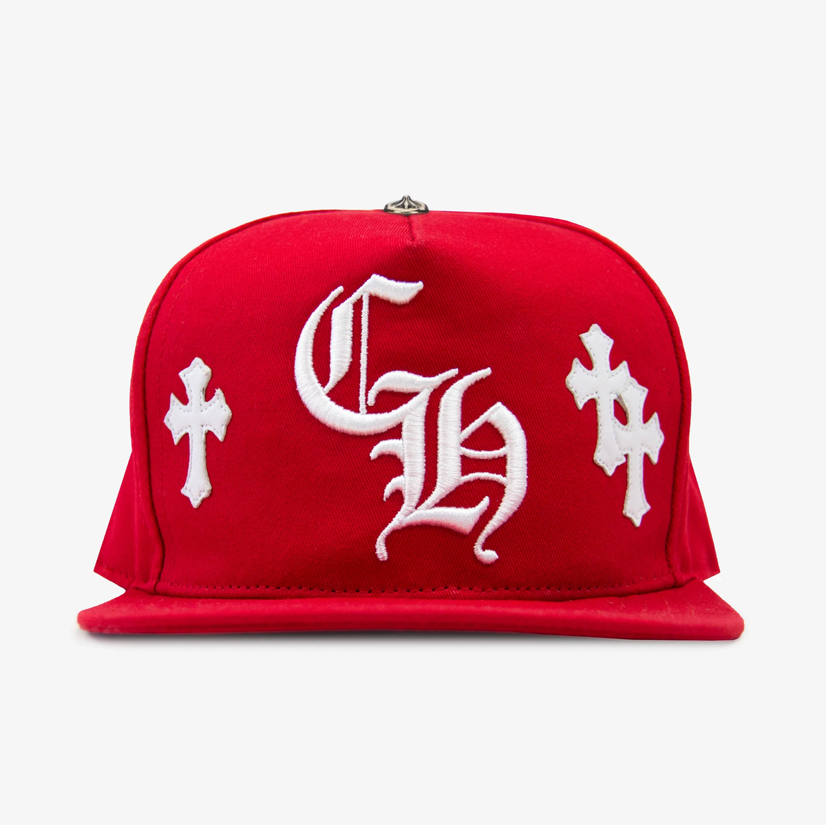 Chrome Hearts Embroidered "CH" Cross Patch Caps (Black, Blue, Red, Green, Camo)
