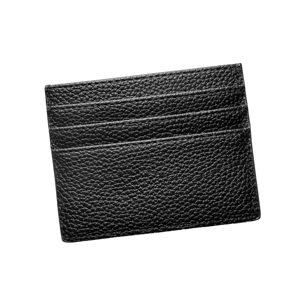 Chrome Hearts Cross Emblem Black Card Holder Wallet