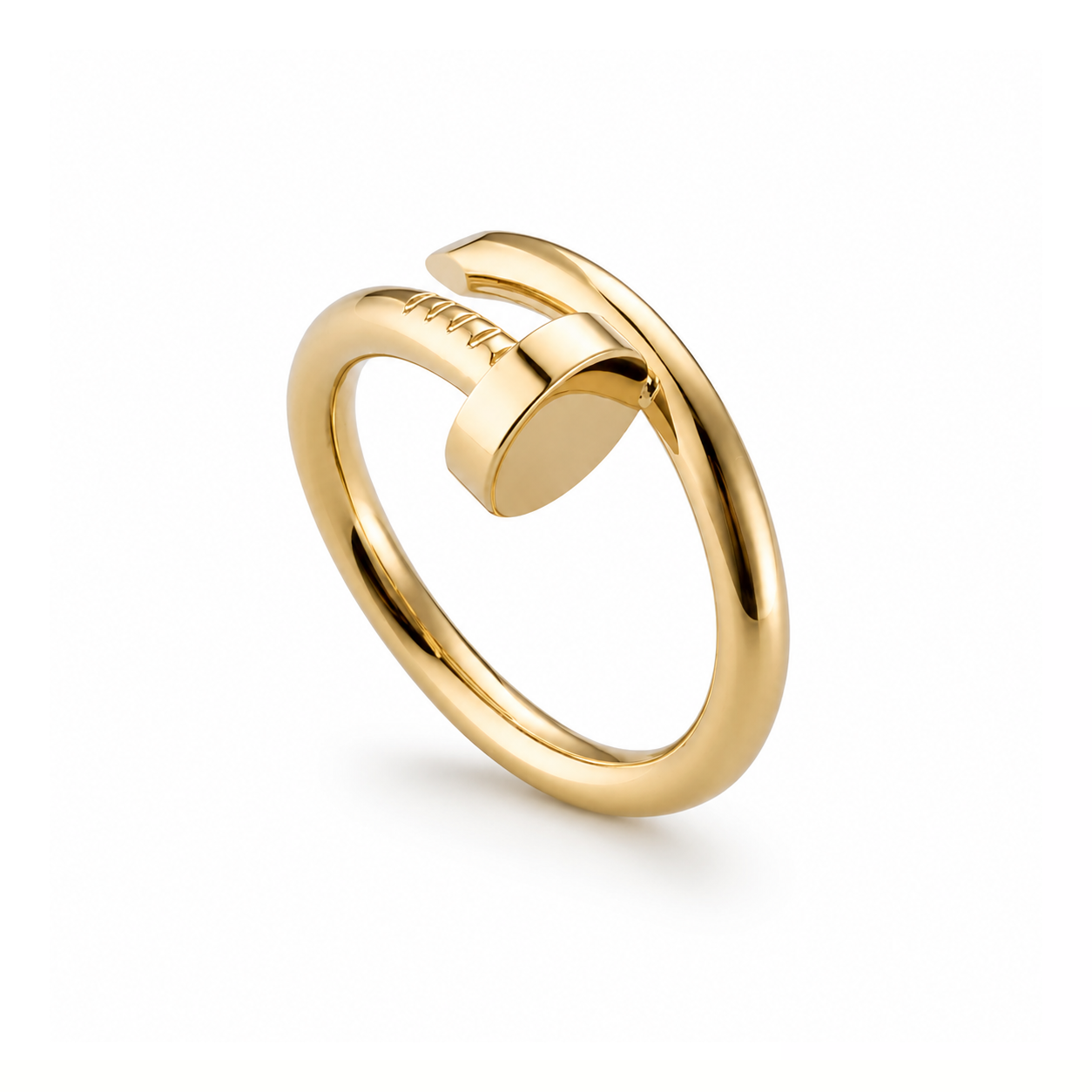 Cartier Gold Nail Ring (Stainless Steel)
