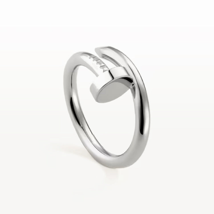 Cartier Silver Nail Ring (Stainless Steel)