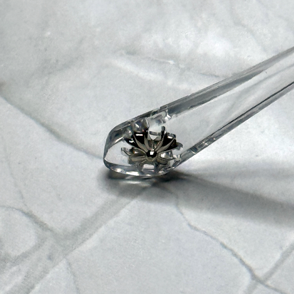 #E3: Chrome Hearts Cox Ucker Anti-Blue Lens Glasses (Clear & Silver)