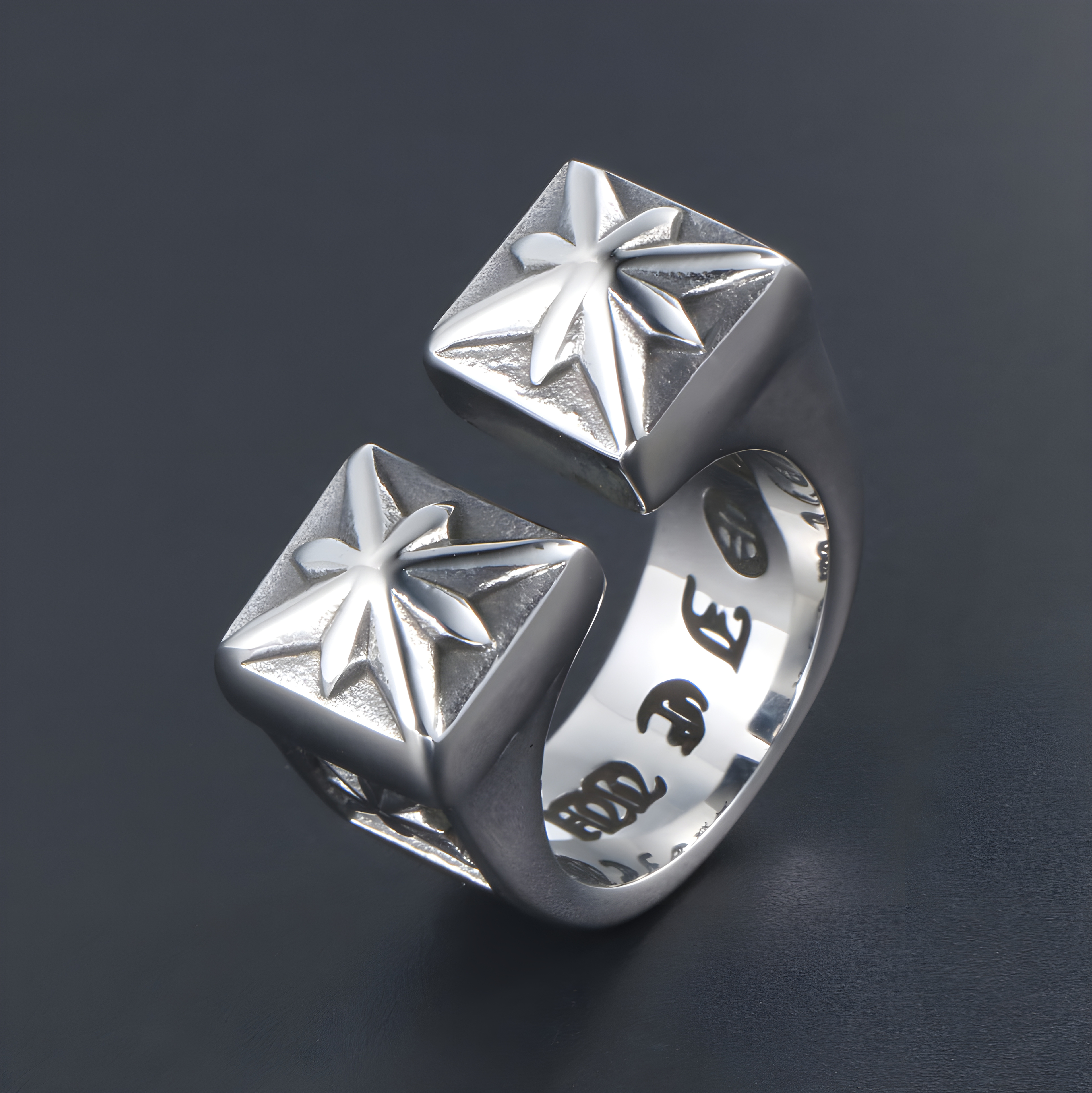 Star Knuckle Ring (Titanium Steel)