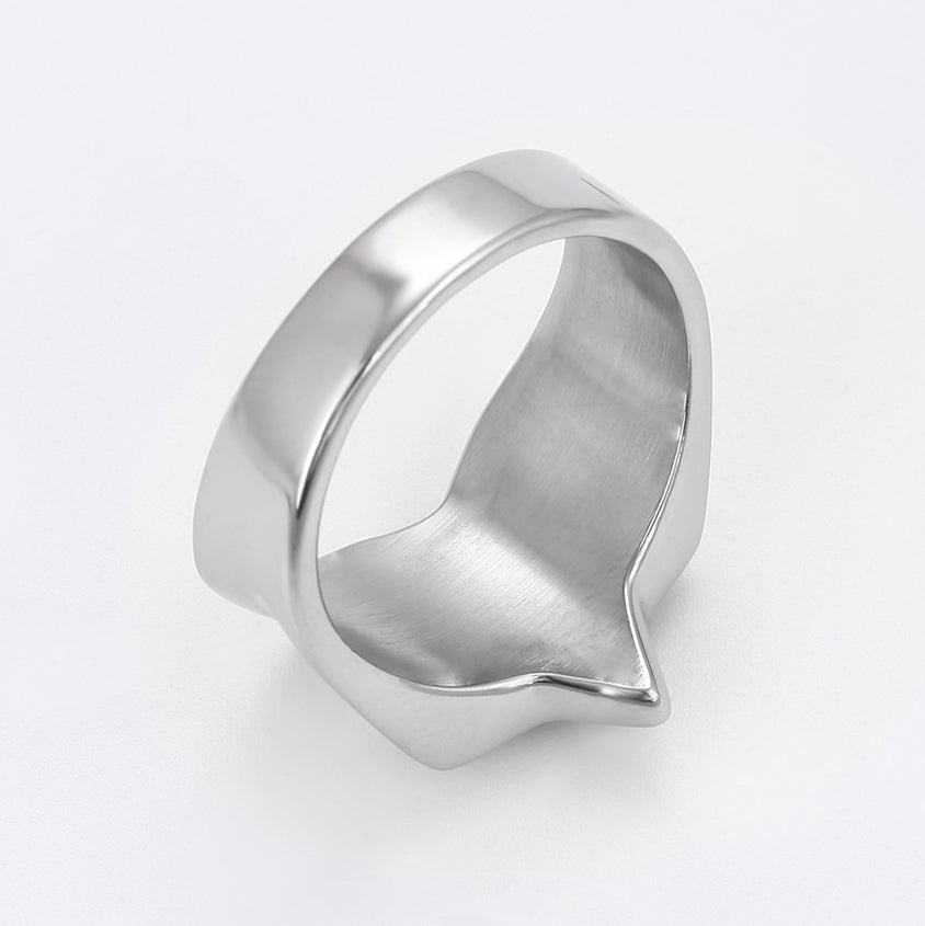 #R13: Chrome Hearts Inprired Dagger Star Ring (Titanium Steel)