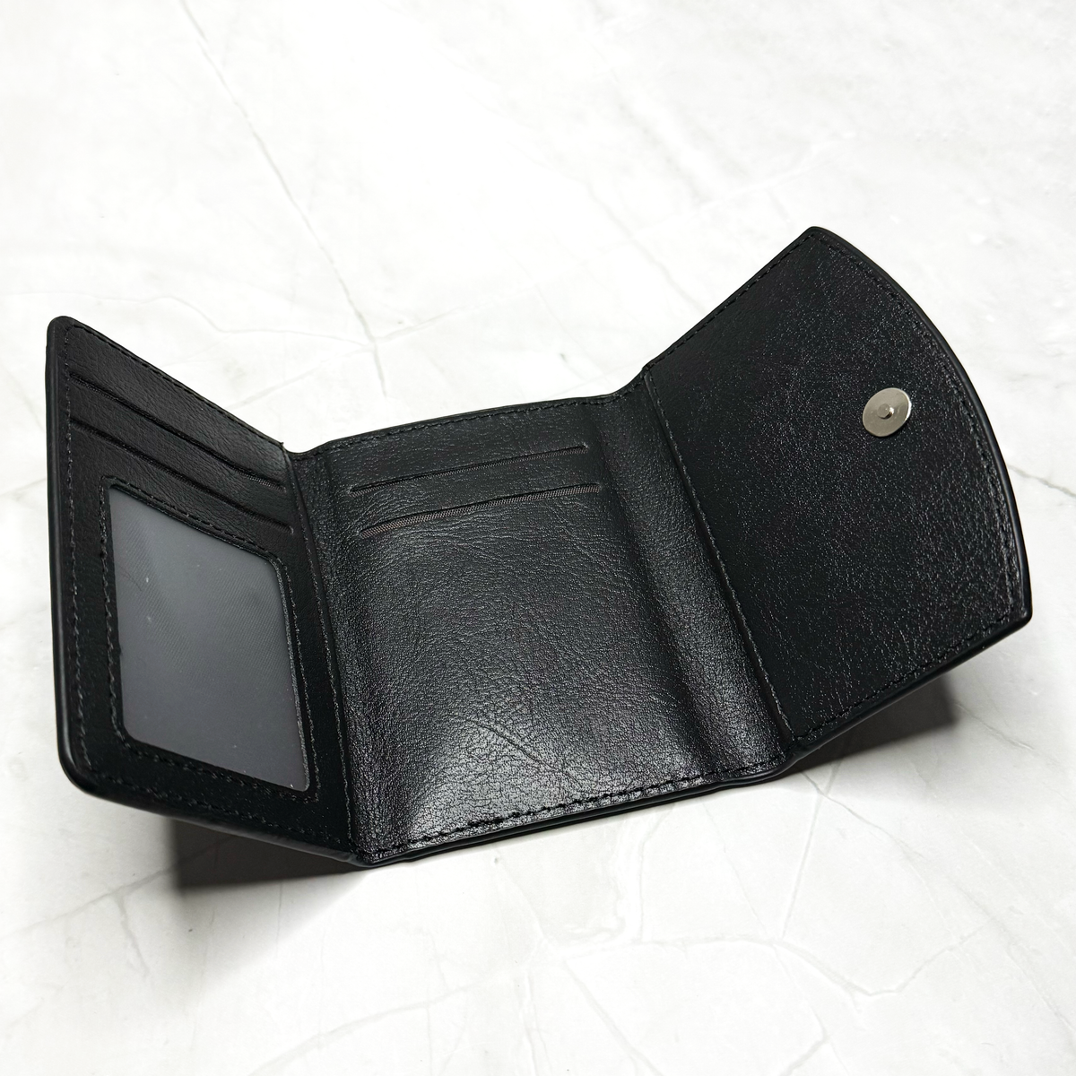 Chrome Hearts Fleur-De-Lis Emblem Black Wallet