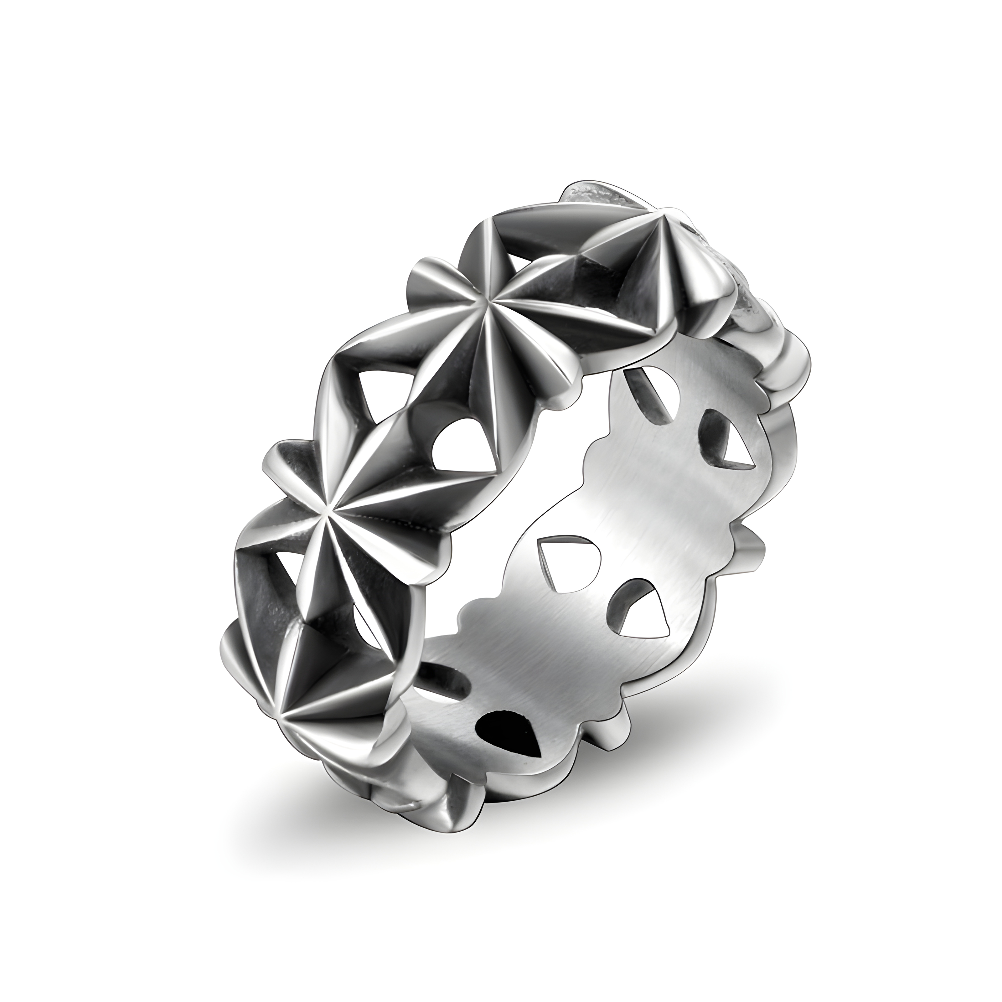 Star Band Ring (Titanium Steel)
