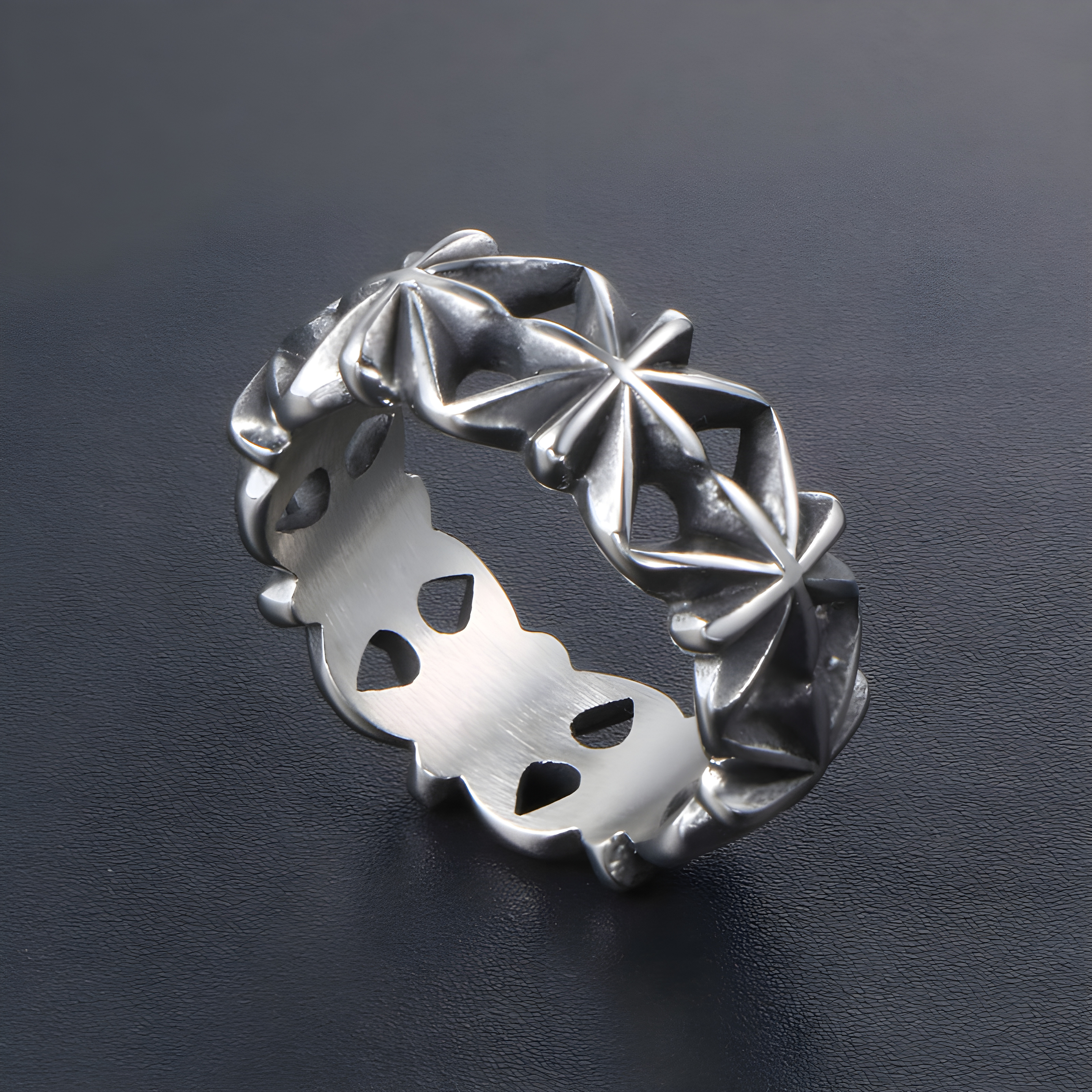 Star Band Ring (Titanium Steel)