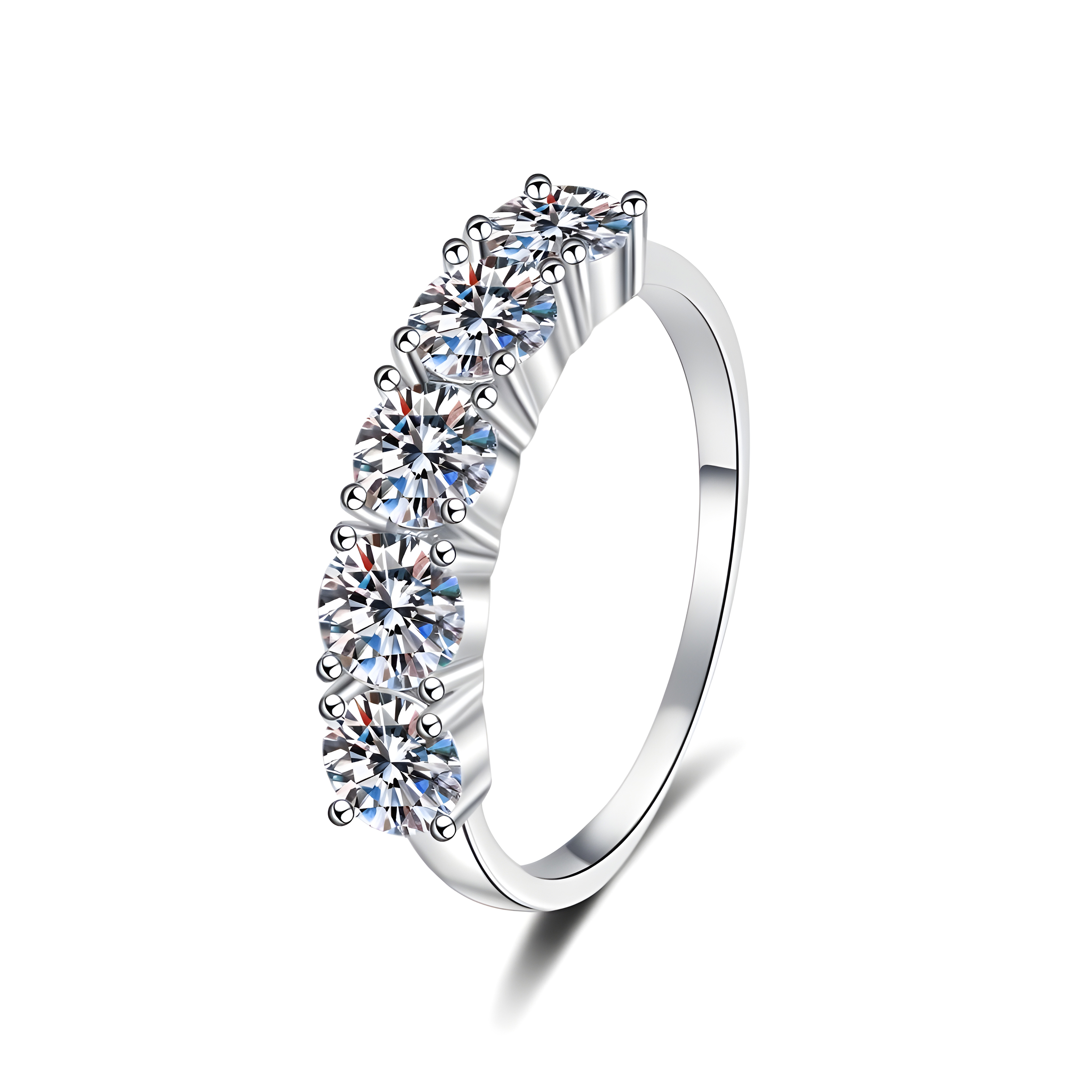 2.5 Carat Moissanite 925 Ring (Sterling Silver)