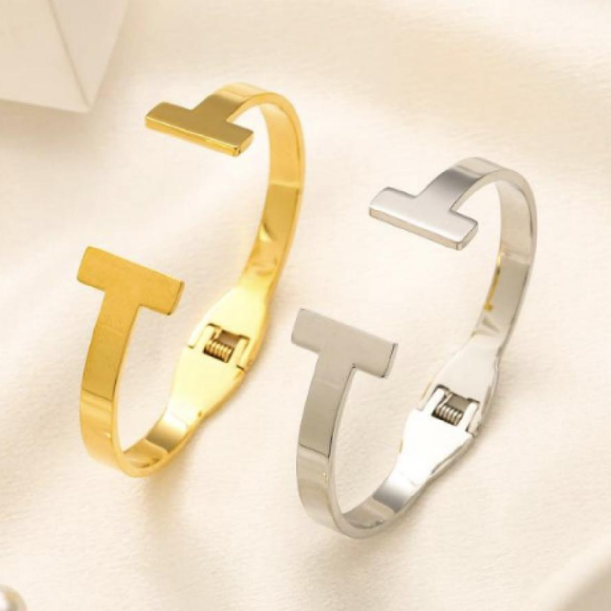 Tiffany Open Bangle (Stainless Steel)