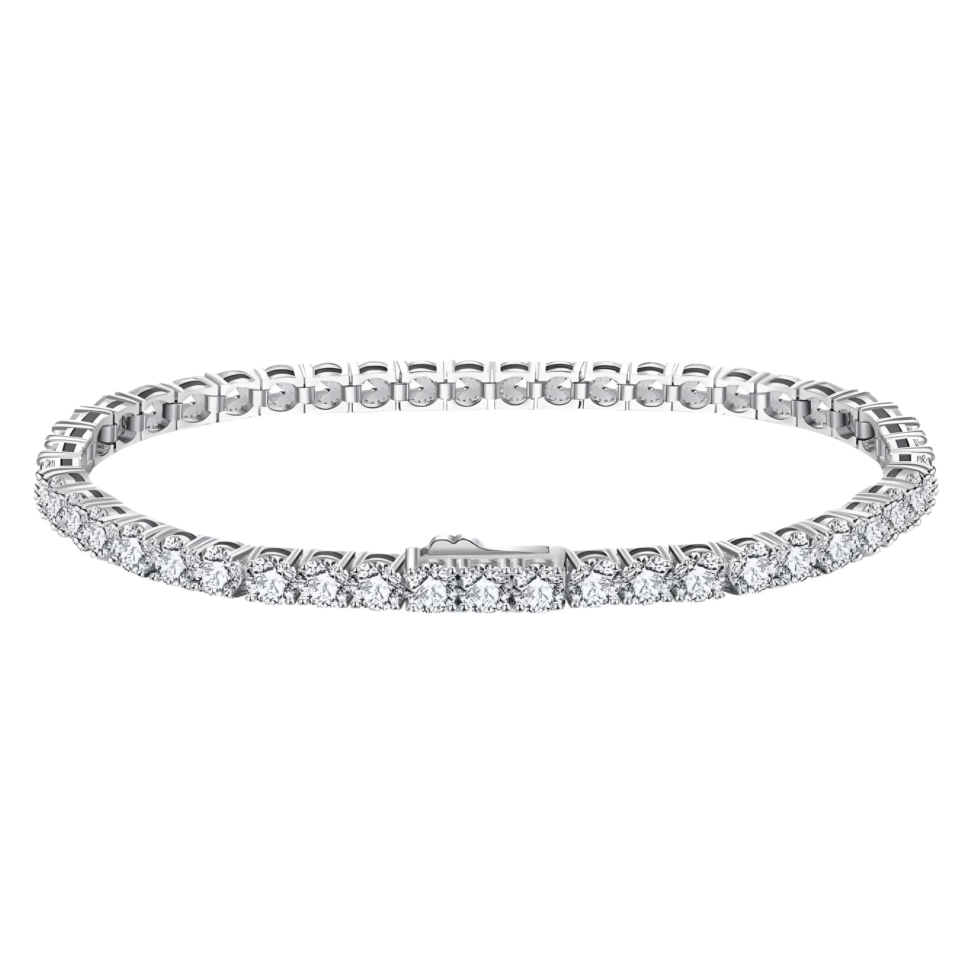 Moissanite 925 Tennis Bracelet (Sterling Silver)