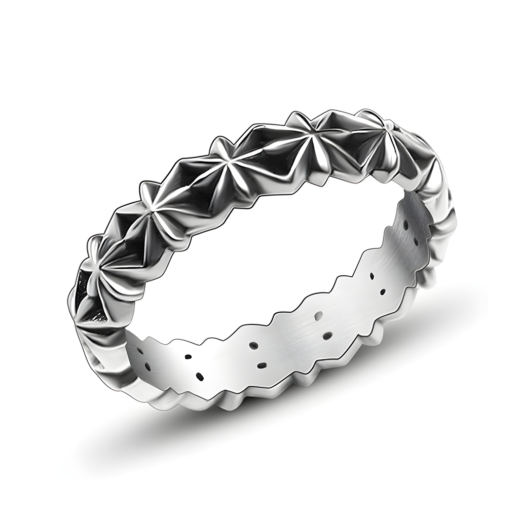 Star Band Ring (Titanium Steel)