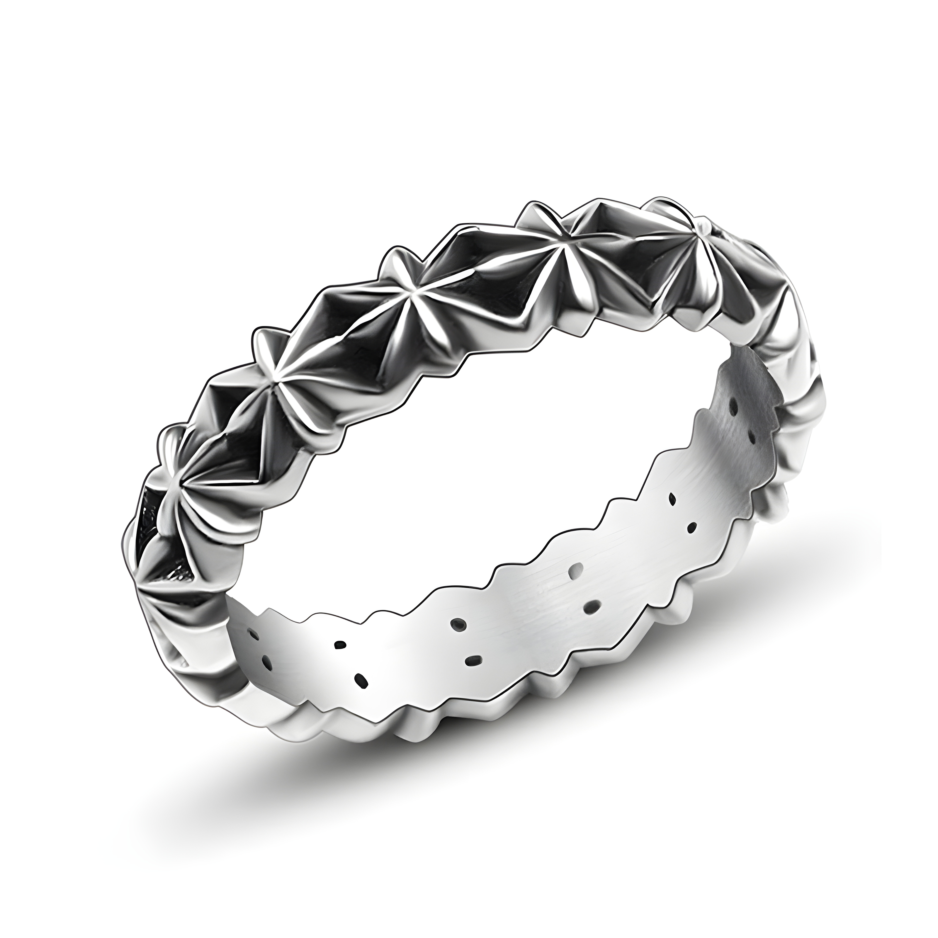 Star Band Ring (Titanium Steel)